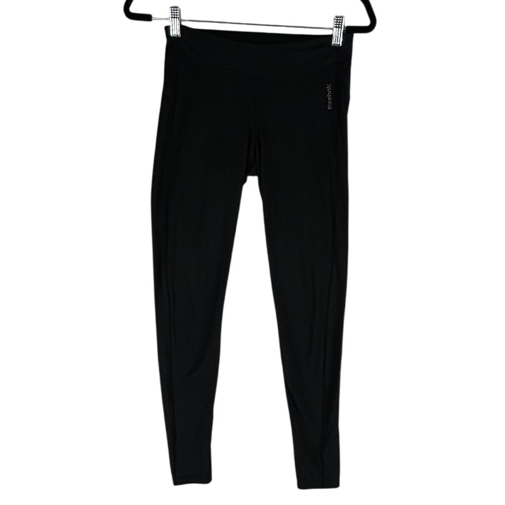 Reebok Playwarm Black Base Layer Leggings Women's Size Small